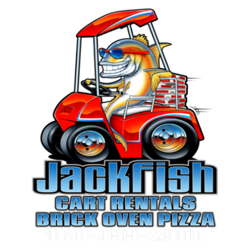 Jackfish Cart Rentals Logo Port Aransas